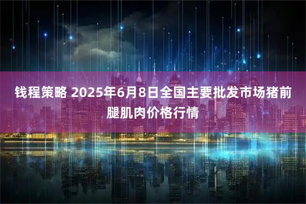 钱程策略 2025年6月8日全国主要批发市场猪前腿肌肉价格行情