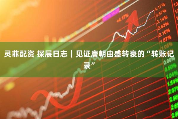 灵菲配资 探展日志｜见证唐朝由盛转衰的“转账记录”